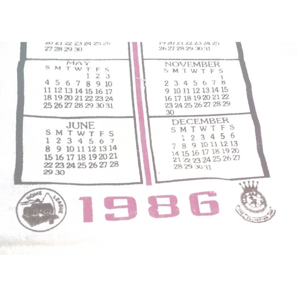 Vintage Salvation Army Tea Towel 1986 Linen Kitchen Collectible Retro‎
